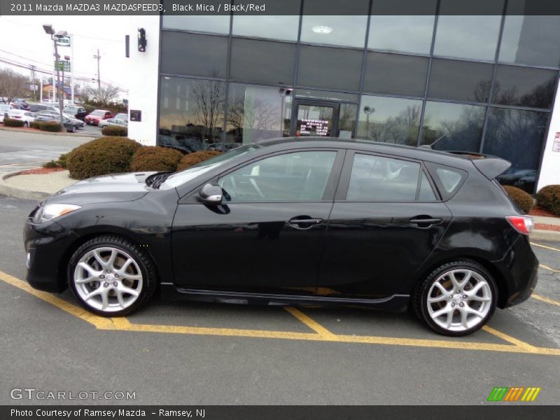 Black Mica / Black/Red 2011 Mazda MAZDA3 MAZDASPEED3