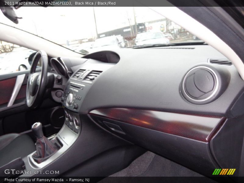 Black Mica / Black/Red 2011 Mazda MAZDA3 MAZDASPEED3