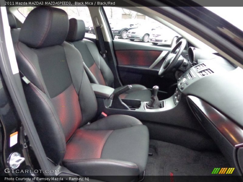 Black Mica / Black/Red 2011 Mazda MAZDA3 MAZDASPEED3