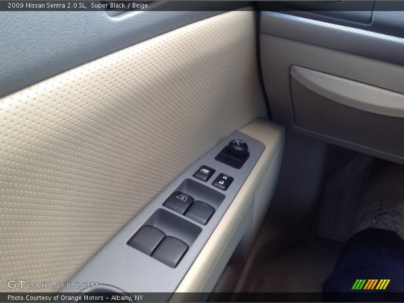 Super Black / Beige 2009 Nissan Sentra 2.0 SL