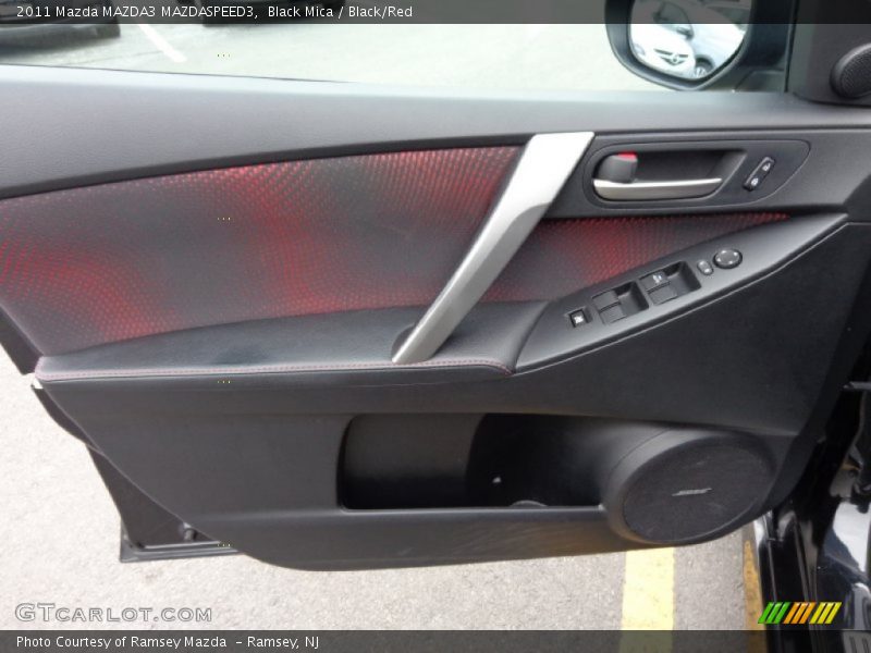 Black Mica / Black/Red 2011 Mazda MAZDA3 MAZDASPEED3