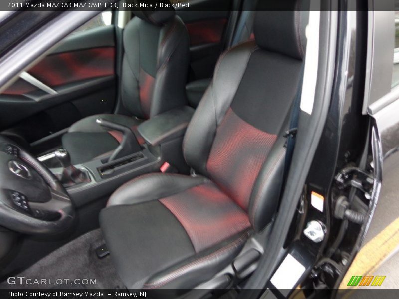 Black Mica / Black/Red 2011 Mazda MAZDA3 MAZDASPEED3