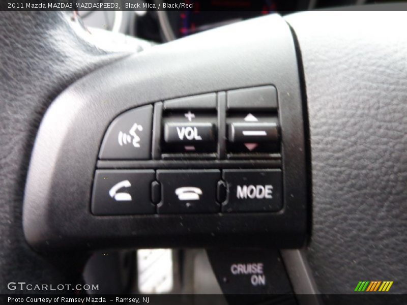 Black Mica / Black/Red 2011 Mazda MAZDA3 MAZDASPEED3