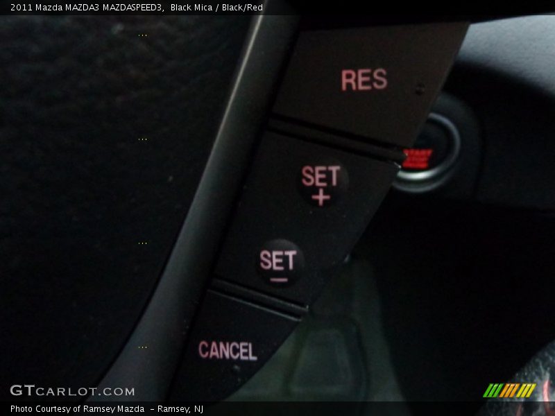 Black Mica / Black/Red 2011 Mazda MAZDA3 MAZDASPEED3