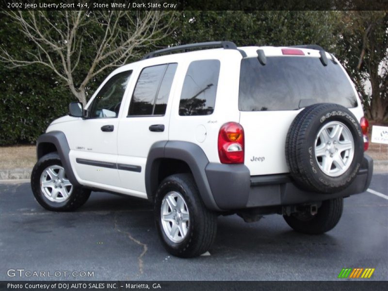 Stone White / Dark Slate Gray 2002 Jeep Liberty Sport 4x4