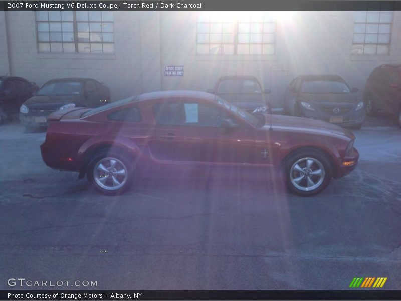 Torch Red / Dark Charcoal 2007 Ford Mustang V6 Deluxe Coupe