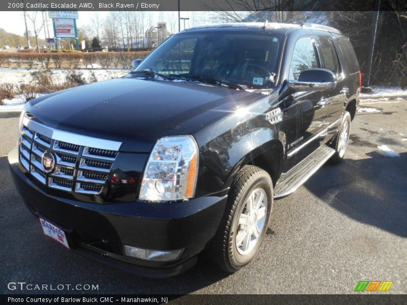 Black Raven / Ebony 2008 Cadillac Escalade AWD