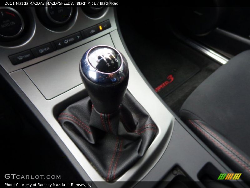 Black Mica / Black/Red 2011 Mazda MAZDA3 MAZDASPEED3
