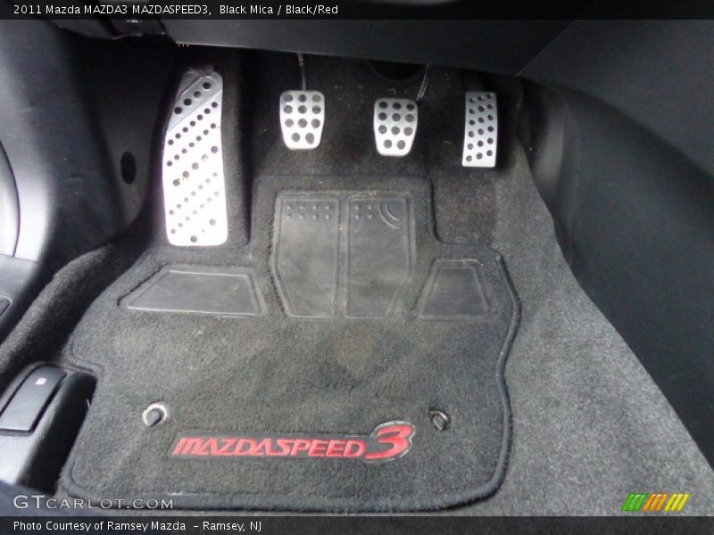 Black Mica / Black/Red 2011 Mazda MAZDA3 MAZDASPEED3