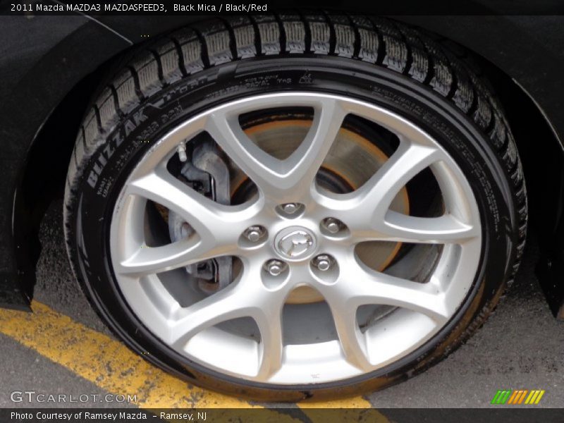 Black Mica / Black/Red 2011 Mazda MAZDA3 MAZDASPEED3