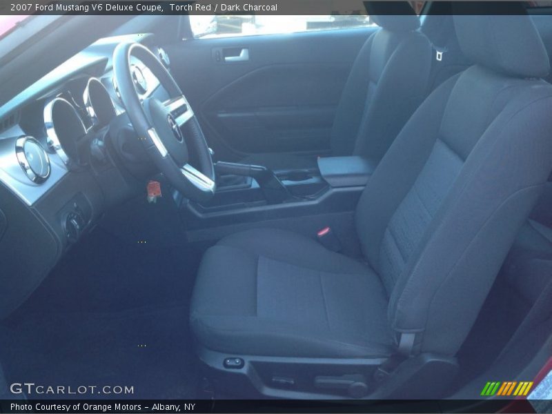 Torch Red / Dark Charcoal 2007 Ford Mustang V6 Deluxe Coupe