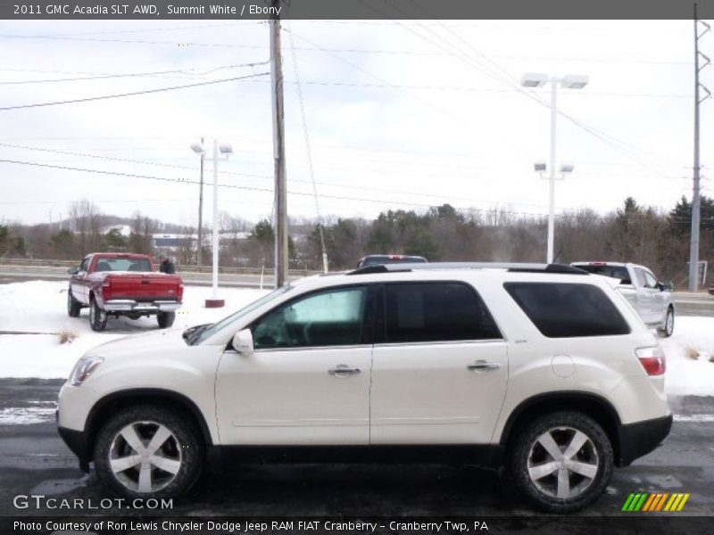 Summit White / Ebony 2011 GMC Acadia SLT AWD