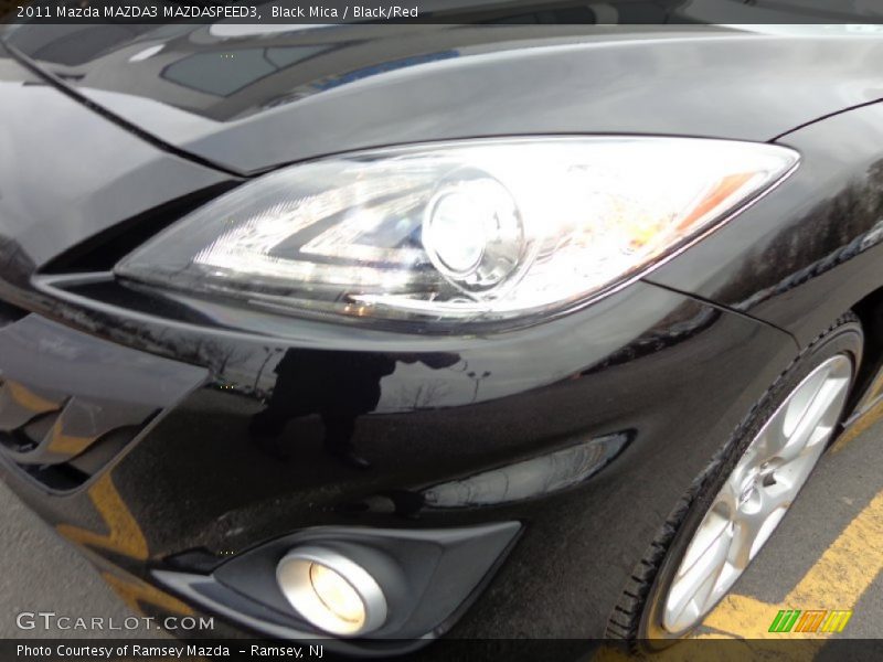 Black Mica / Black/Red 2011 Mazda MAZDA3 MAZDASPEED3