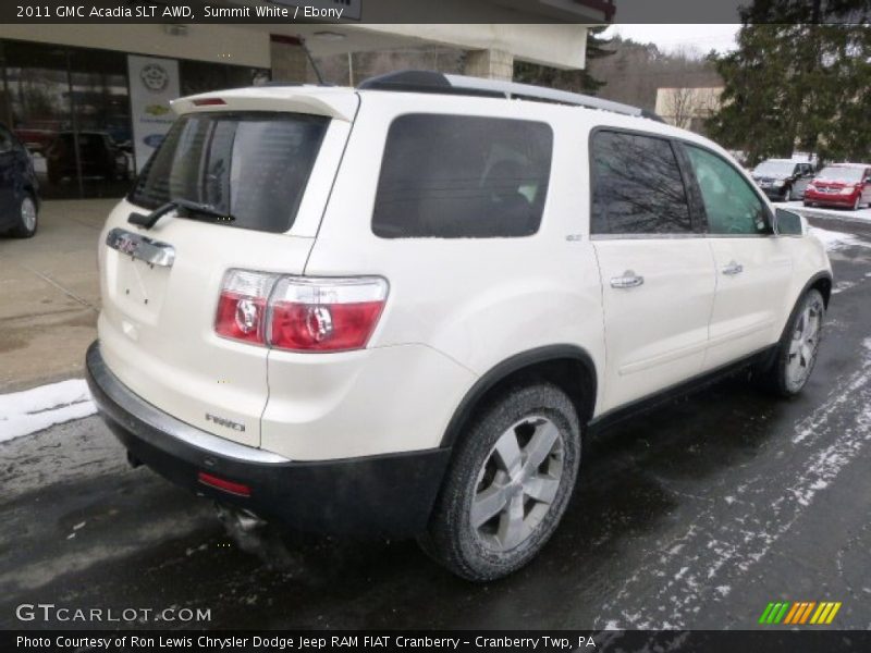 Summit White / Ebony 2011 GMC Acadia SLT AWD