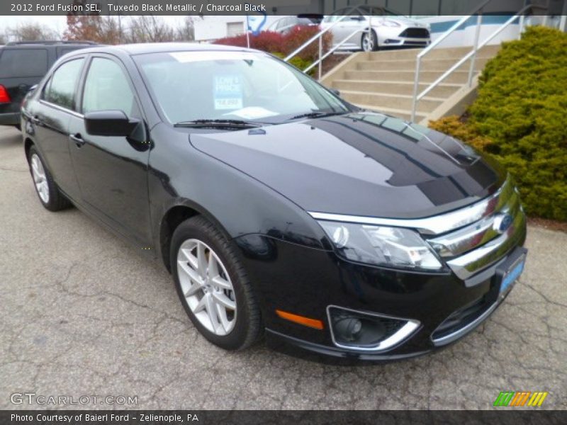 Tuxedo Black Metallic / Charcoal Black 2012 Ford Fusion SEL