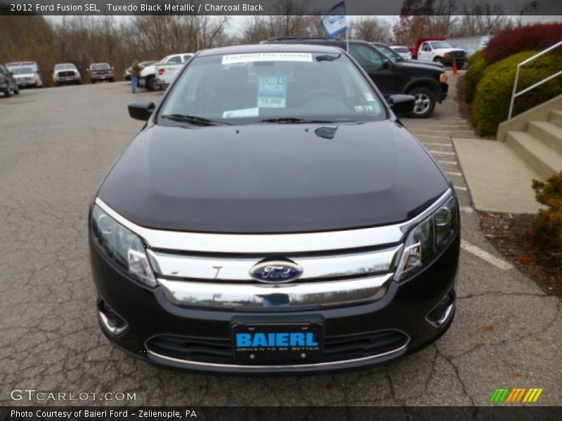 Tuxedo Black Metallic / Charcoal Black 2012 Ford Fusion SEL