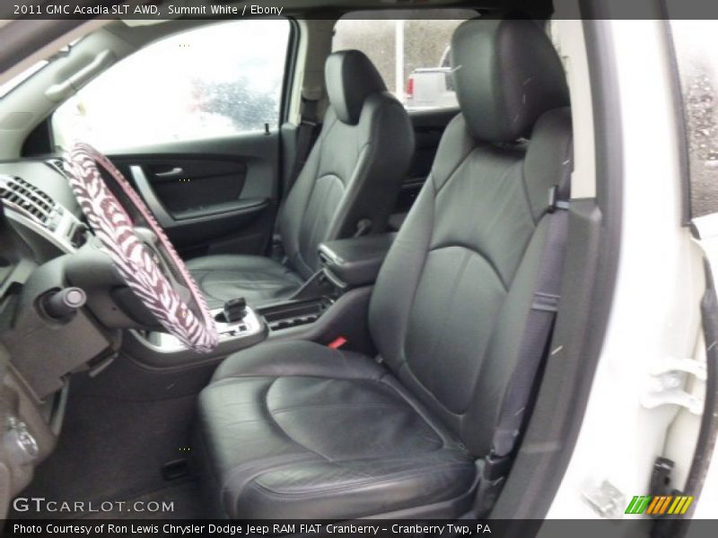 Summit White / Ebony 2011 GMC Acadia SLT AWD