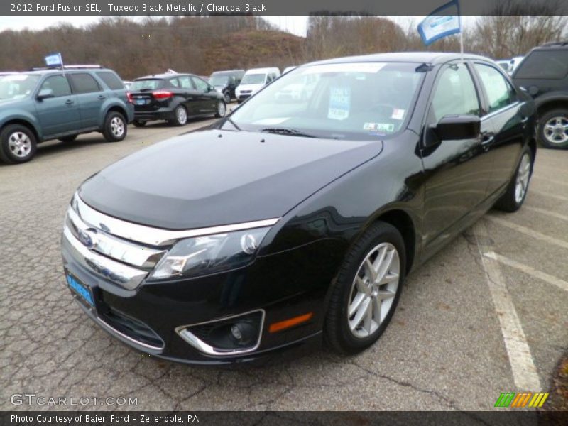 Tuxedo Black Metallic / Charcoal Black 2012 Ford Fusion SEL