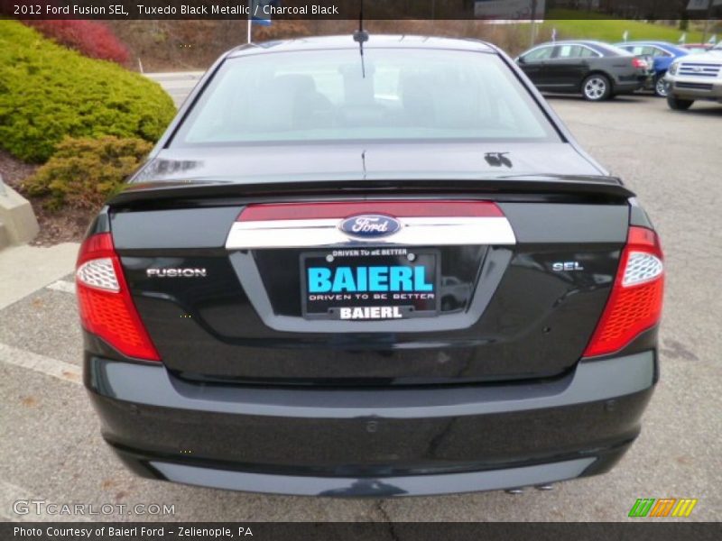 Tuxedo Black Metallic / Charcoal Black 2012 Ford Fusion SEL