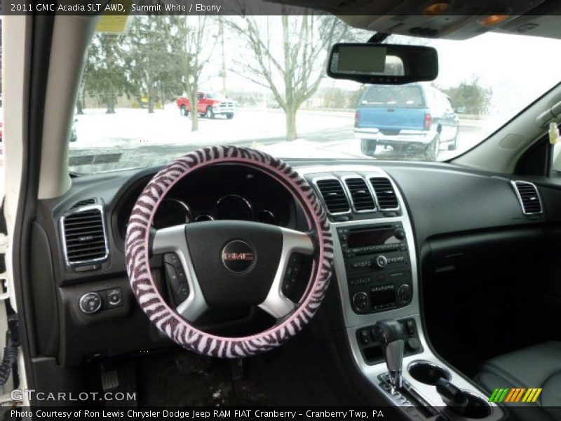 Summit White / Ebony 2011 GMC Acadia SLT AWD