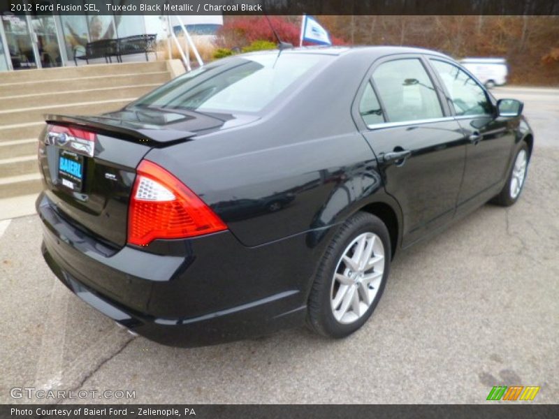 Tuxedo Black Metallic / Charcoal Black 2012 Ford Fusion SEL