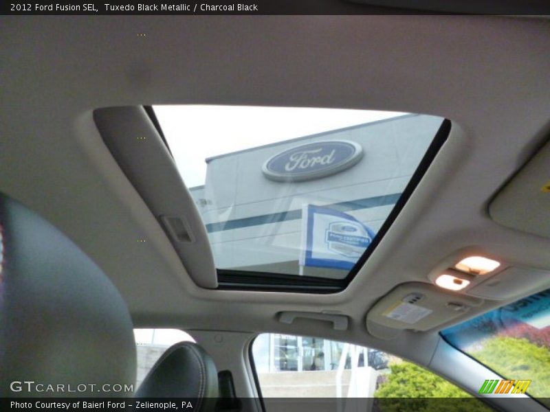 Tuxedo Black Metallic / Charcoal Black 2012 Ford Fusion SEL