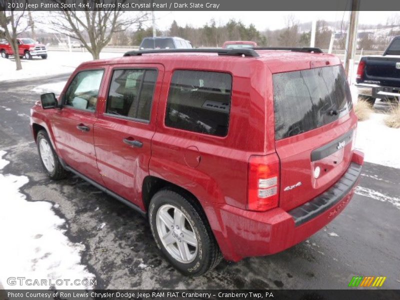 Inferno Red Crystal Pearl / Dark Slate Gray 2010 Jeep Patriot Sport 4x4