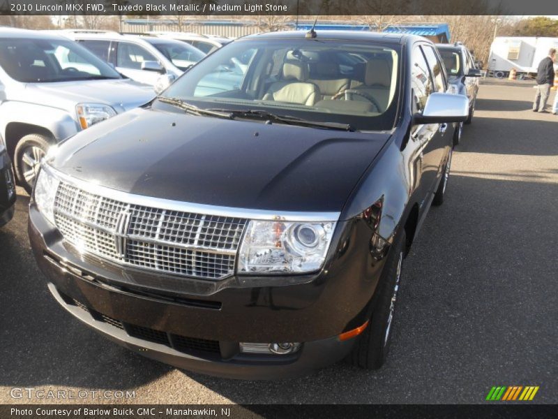 Tuxedo Black Metallic / Medium Light Stone 2010 Lincoln MKX FWD