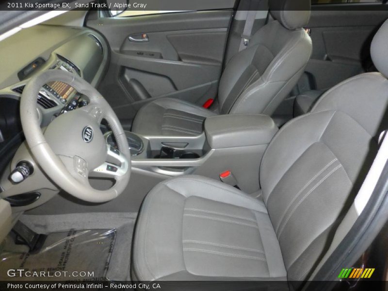 Sand Track / Alpine Gray 2011 Kia Sportage EX