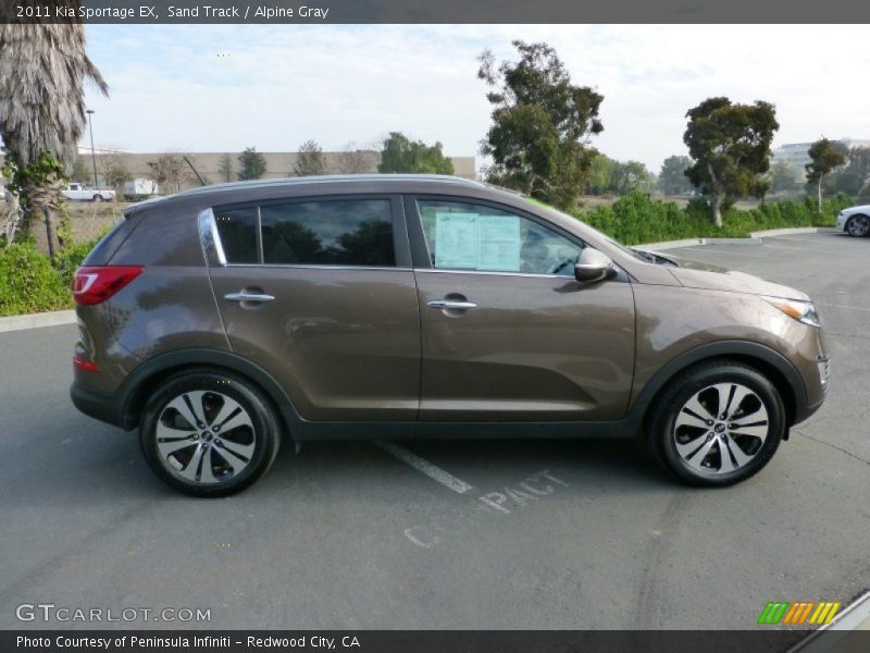 Sand Track / Alpine Gray 2011 Kia Sportage EX