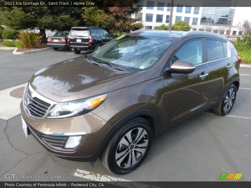 Sand Track / Alpine Gray 2011 Kia Sportage EX