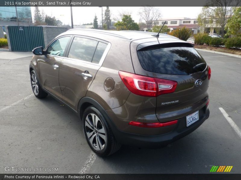 Sand Track / Alpine Gray 2011 Kia Sportage EX