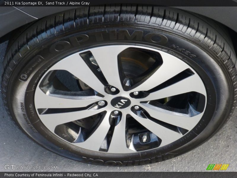 Sand Track / Alpine Gray 2011 Kia Sportage EX