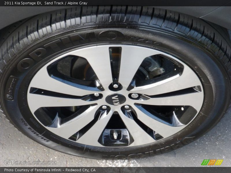 Sand Track / Alpine Gray 2011 Kia Sportage EX