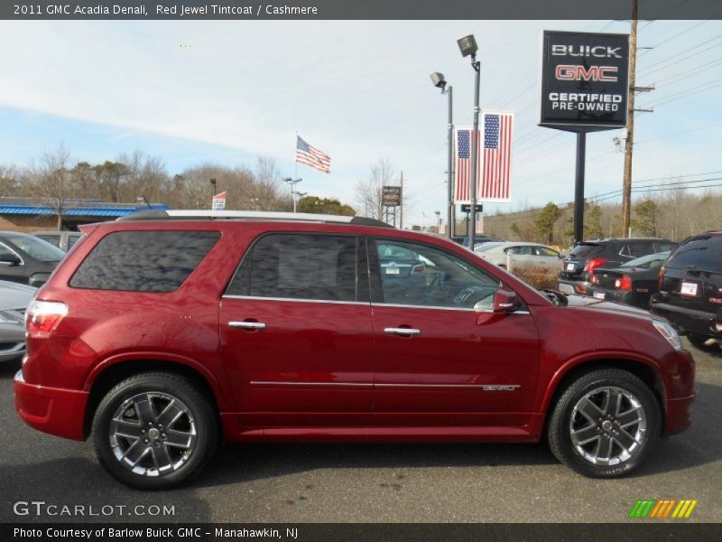 Red Jewel Tintcoat / Cashmere 2011 GMC Acadia Denali