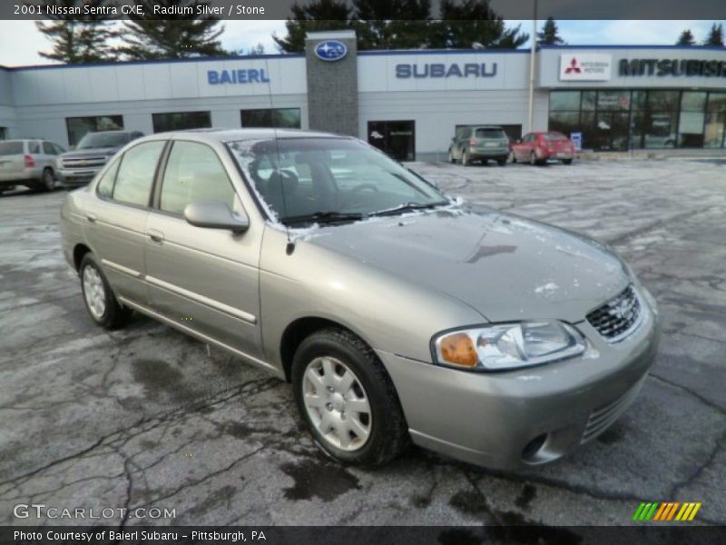 Radium Silver / Stone 2001 Nissan Sentra GXE