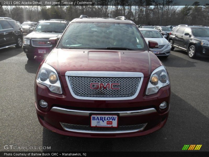 Red Jewel Tintcoat / Cashmere 2011 GMC Acadia Denali