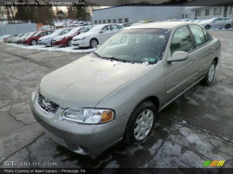 Radium Silver / Stone 2001 Nissan Sentra GXE