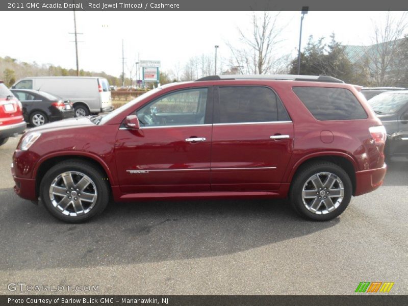 Red Jewel Tintcoat / Cashmere 2011 GMC Acadia Denali