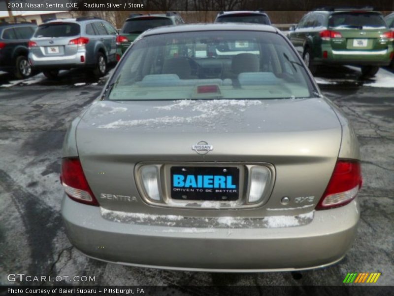 Radium Silver / Stone 2001 Nissan Sentra GXE