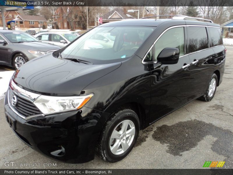 Super Black / Gray 2012 Nissan Quest 3.5 SV