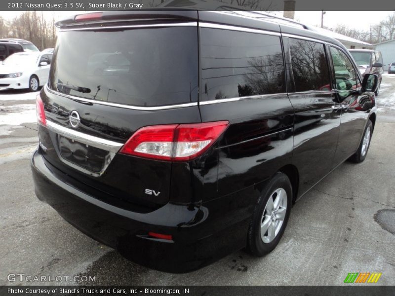 Super Black / Gray 2012 Nissan Quest 3.5 SV