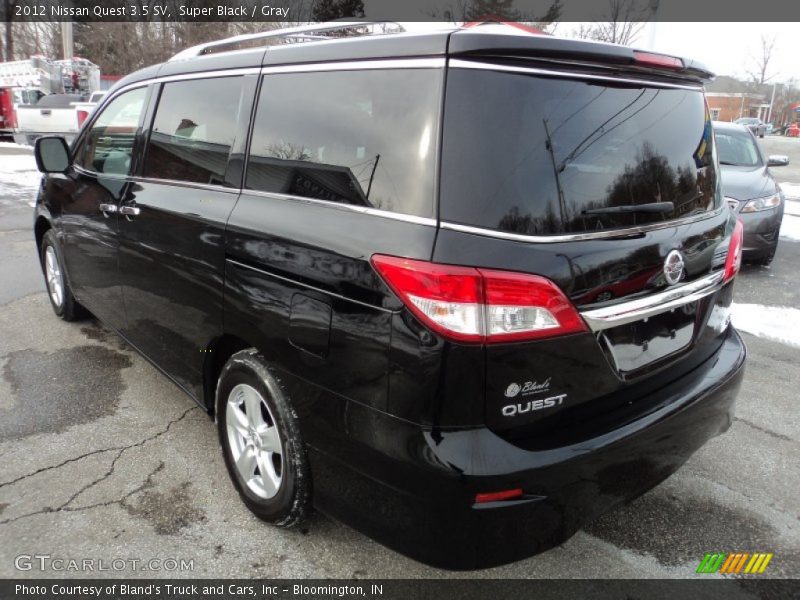 Super Black / Gray 2012 Nissan Quest 3.5 SV