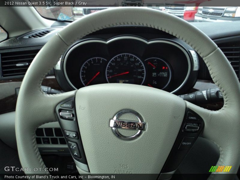 Super Black / Gray 2012 Nissan Quest 3.5 SV