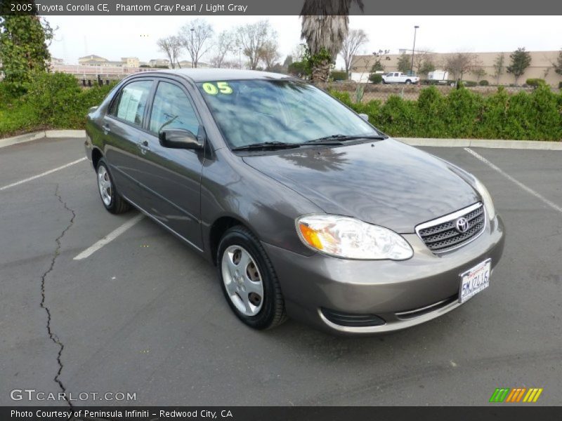 Phantom Gray Pearl / Light Gray 2005 Toyota Corolla CE