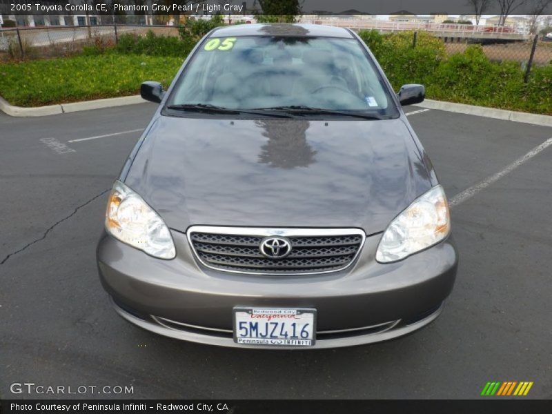 Phantom Gray Pearl / Light Gray 2005 Toyota Corolla CE