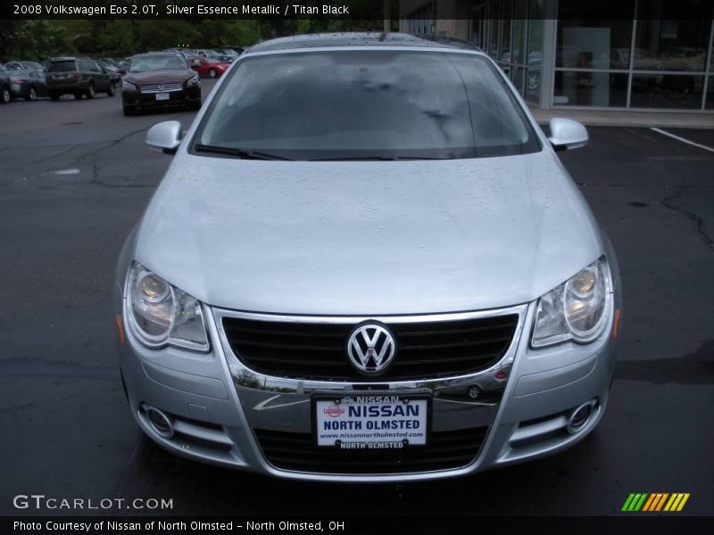 Silver Essence Metallic / Titan Black 2008 Volkswagen Eos 2.0T