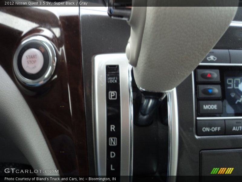 Super Black / Gray 2012 Nissan Quest 3.5 SV