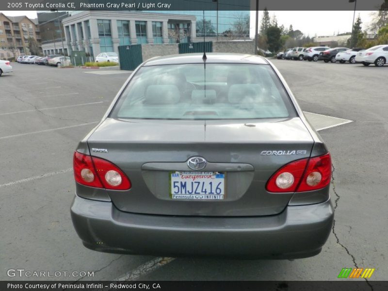 Phantom Gray Pearl / Light Gray 2005 Toyota Corolla CE