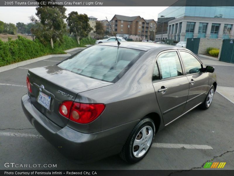 Phantom Gray Pearl / Light Gray 2005 Toyota Corolla CE